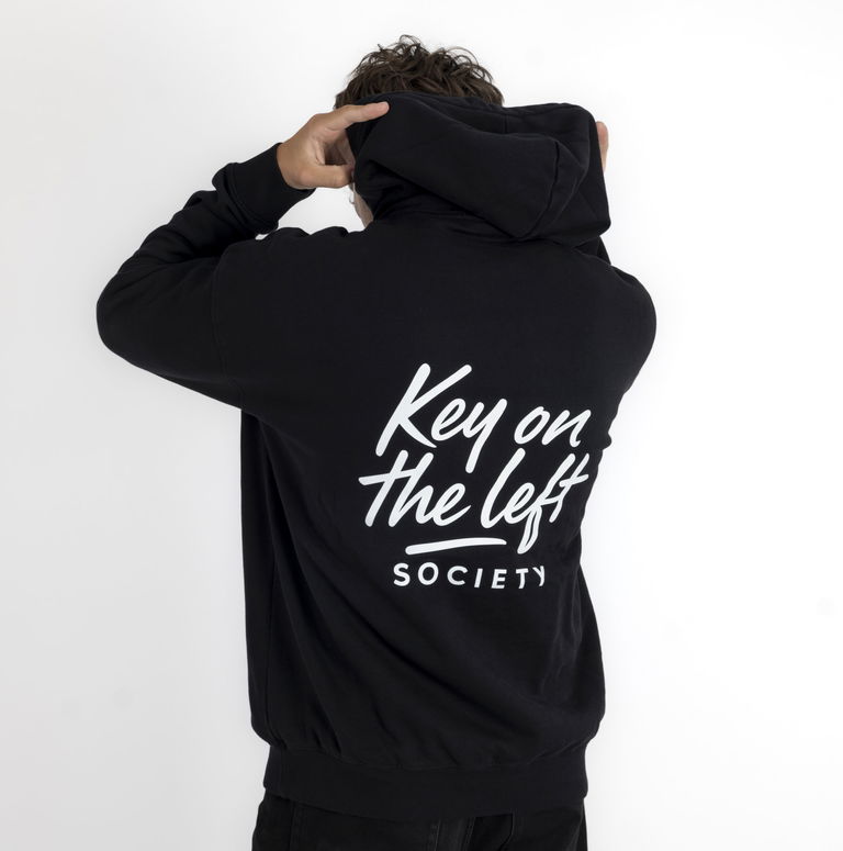 Hoodie Key on the left Backprint